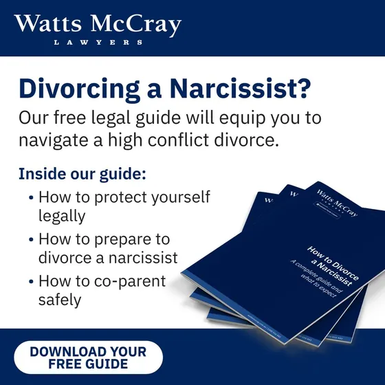 Watts McCray Meta ad for a family law service, saved from the Ad Library