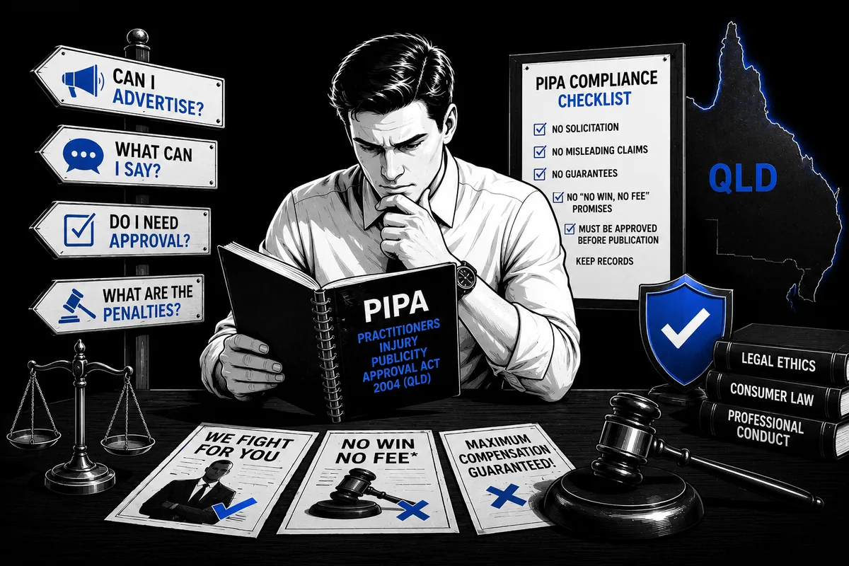 Can Personal Injury Lawyers Advertise in Queensland? PIPA and What It Really Means for Your Marketing