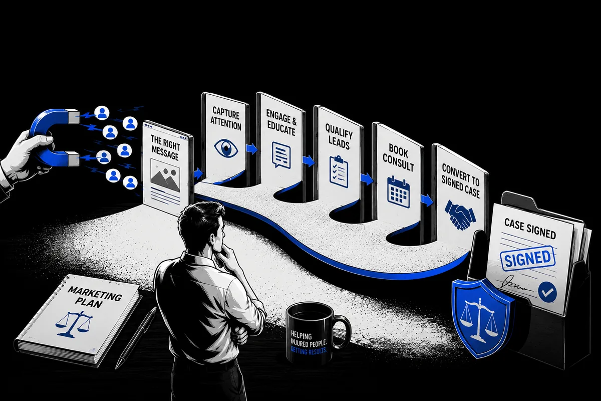How to Build a Marketing Funnel for a Personal Injury Firm: A–Z Guide