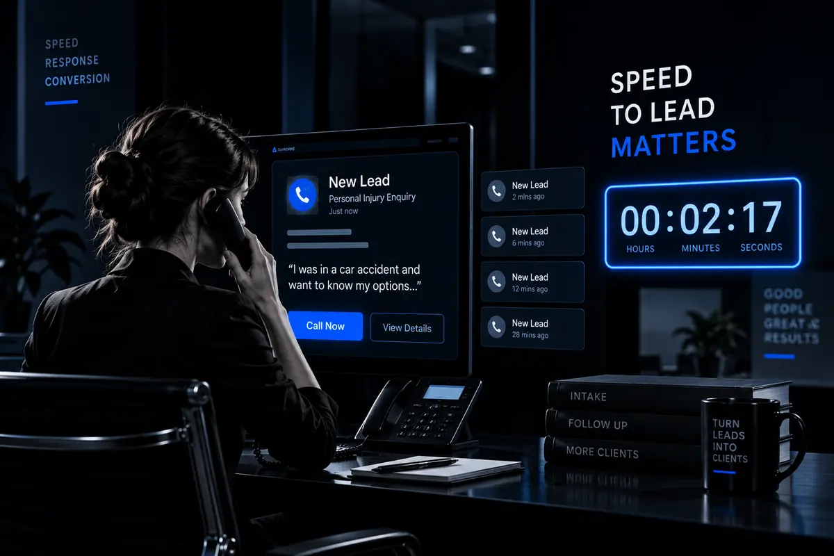 How Fast Should You Call a Personal Injury Lead? The Cream Is Gone in Five Minutes